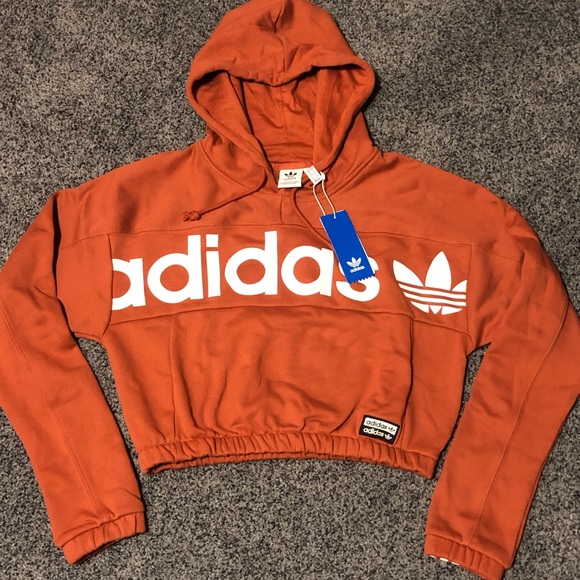 adidas originals hoodie orange